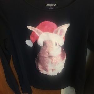 Land’s End Christmas Rabbit shirt